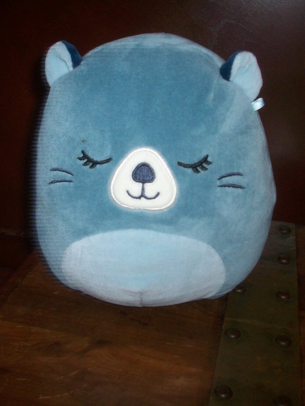 Squishmallows River The Beaver 7.5” Garden Squad Grey Blue Tail Plush Kellytoy